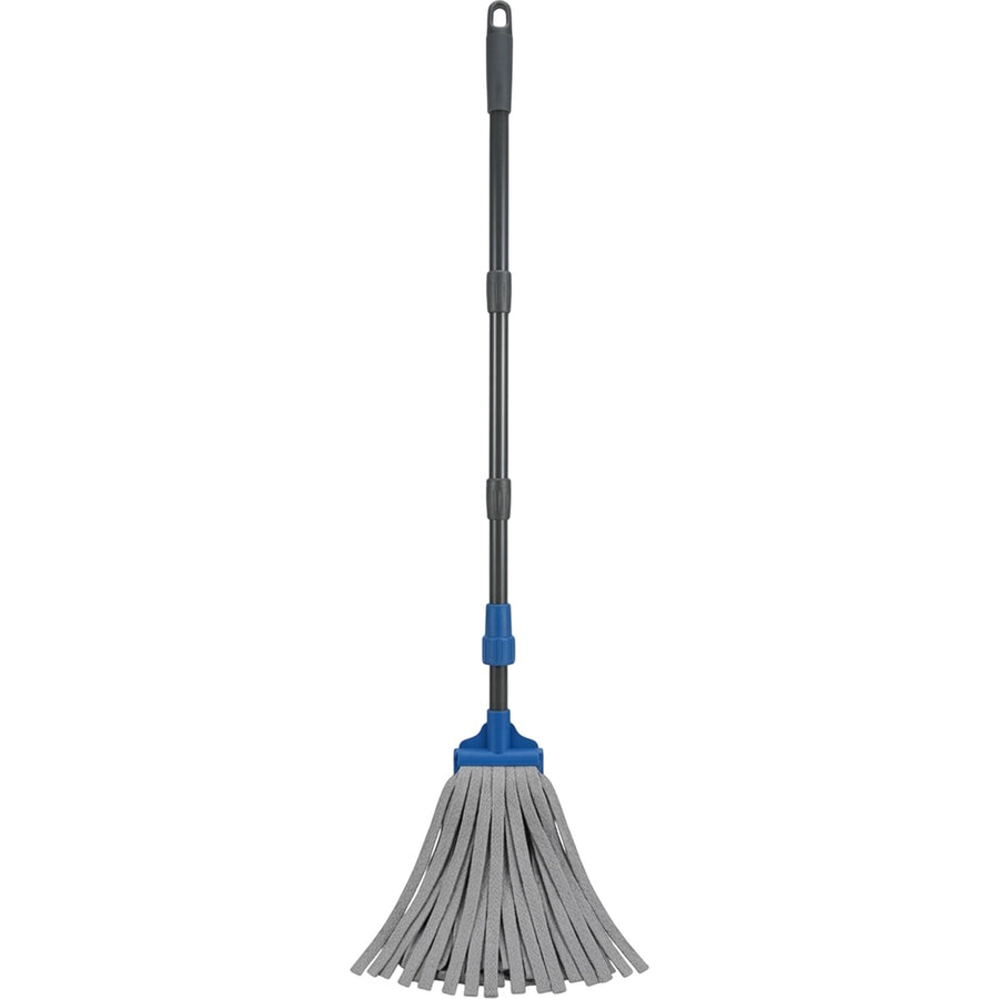 Ybdfp Self-Wringing Cotton Strip Mop with Ratchet Collar Gray